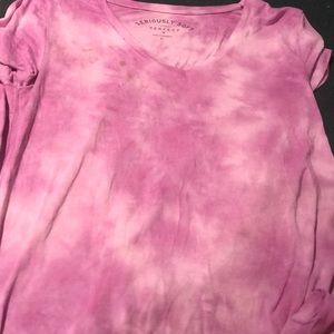 purple aeropostale tye die shirt
